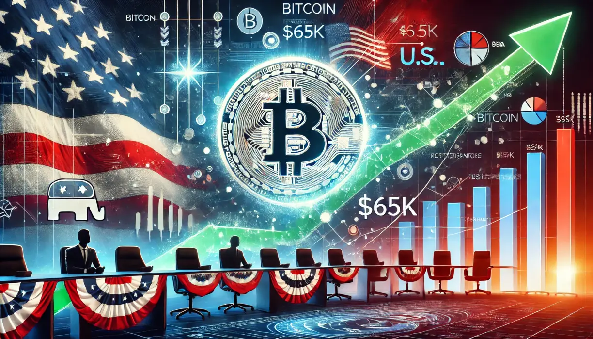 Bitcoin bulls eye resistance at $65k as Harris makes first public crypto remarks teaser image
