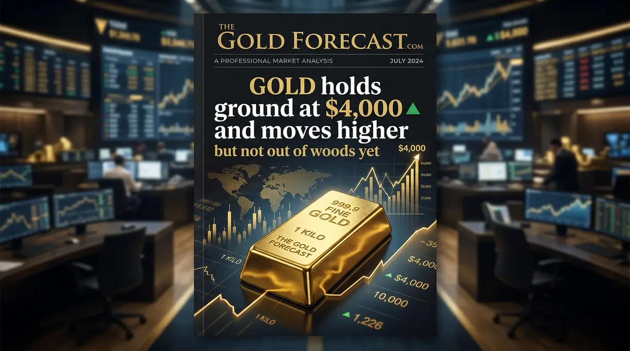 Gold holds ground at $4,000 and moves higher teaser image