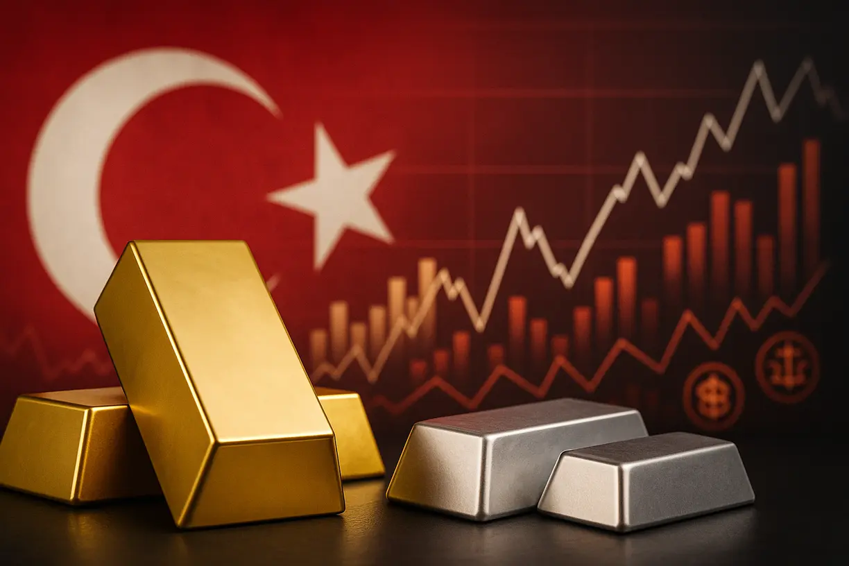 Türkiye’s gold imports fall to 2023 lows despite 47% gain against the lira as investors rotate into silver teaser image