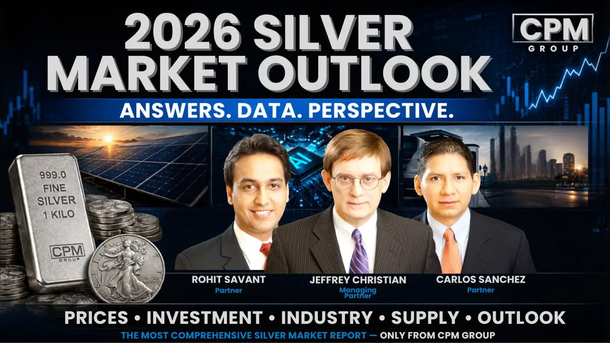 The CPM silver market outlook 2026: Investment demand, supply, ETFs, solar demand, and silver inventories teaser image