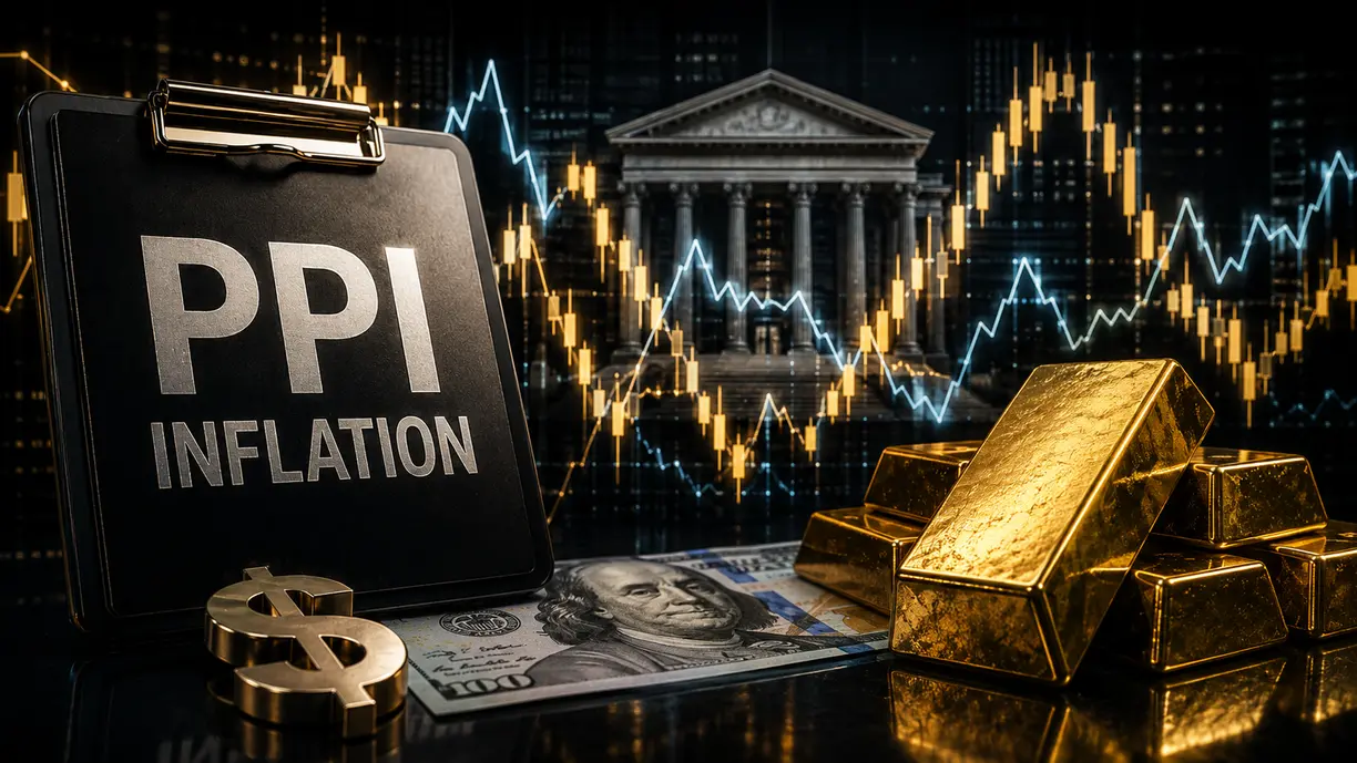 Spot gold at $4,387/oz after July PPI posts flat 0.0%, core PPI up 0.2% teaser image