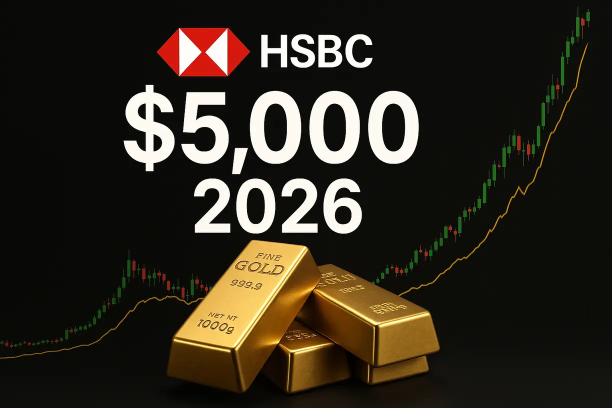 'Bull wave' will push gold to $5,000/oz by June 2026 – HSBC teaser image