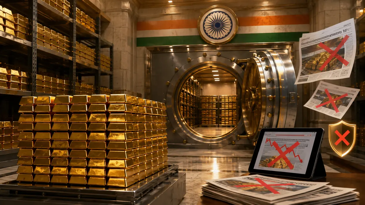 Indian central bank denies media report of $12 billion gold reserve sales  teaser image