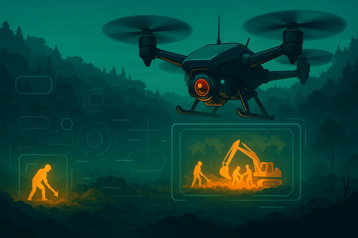 Tackling wildcat miners with AI drones teaser image
