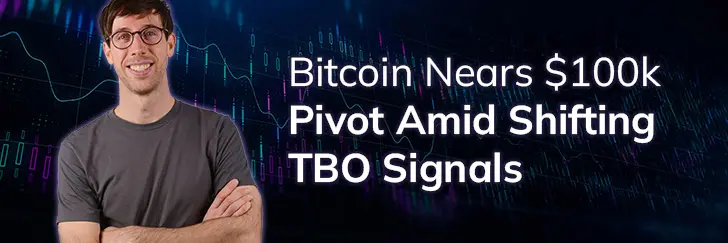 Bitcoin nears $100k pivot amid shifting TBO signals teaser image