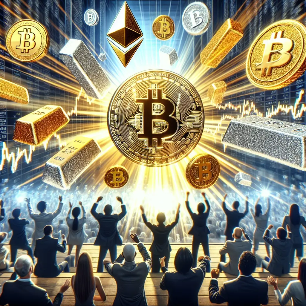 Cryptos, gold, and silver surge as investors bet on rate cuts teaser image