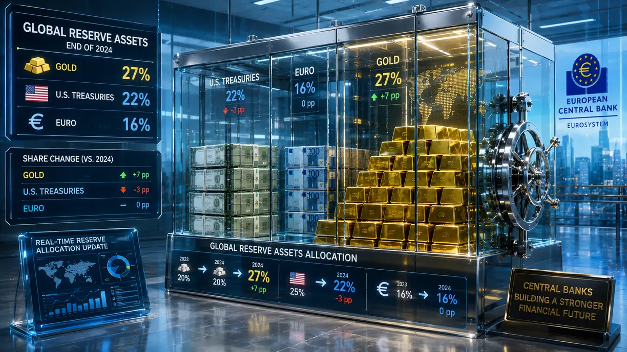 Central banks see gold as the reserve asset of choice - ECB report teaser image