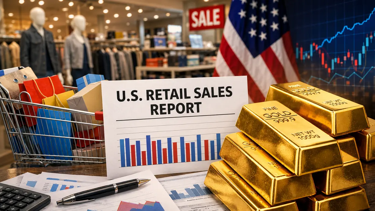 Gold rallies to session high $4,387/oz after retail sales drop -0.6% in July teaser image