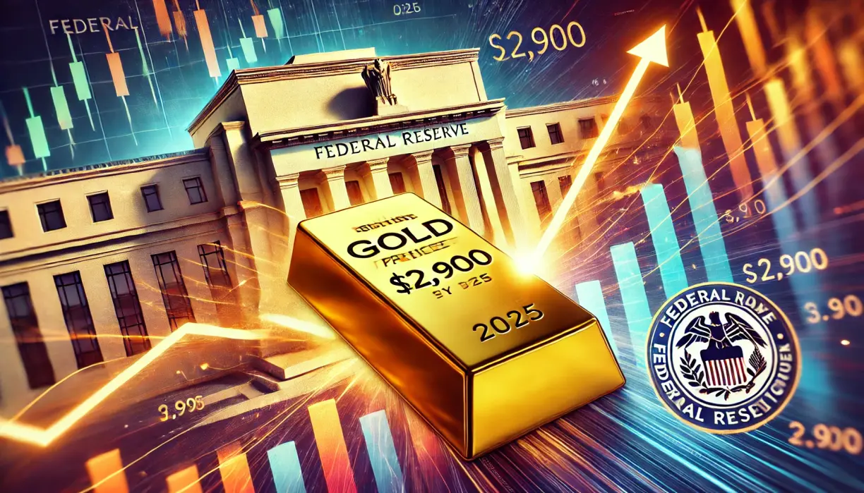 Federal Reserve rate cuts to drive gold prices to $2,900 by end of 2025 ANZ teaser image