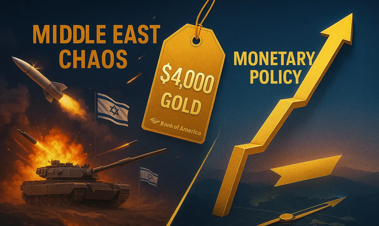 Middle East chaos won’t drive gold prices to $4,000, but this will - Bank of America teaser image