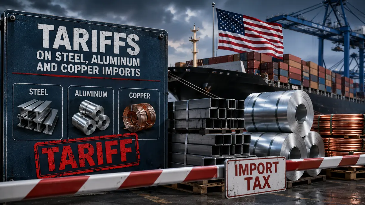 Trump signs proclamation amending tariffs on steel, aluminum and copper imports teaser image