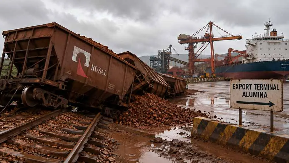 Rusal derailment in Guinea halts alumina exports, sources say teaser image
