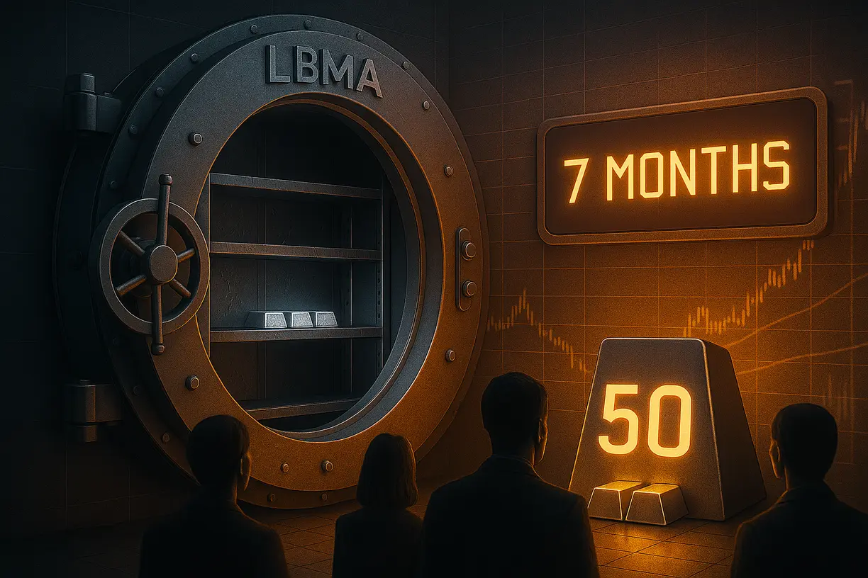 The #Silversqueeze end-game rally is approaching as LBMA stockpiles could be depleted in seven months - TD Securities teaser image