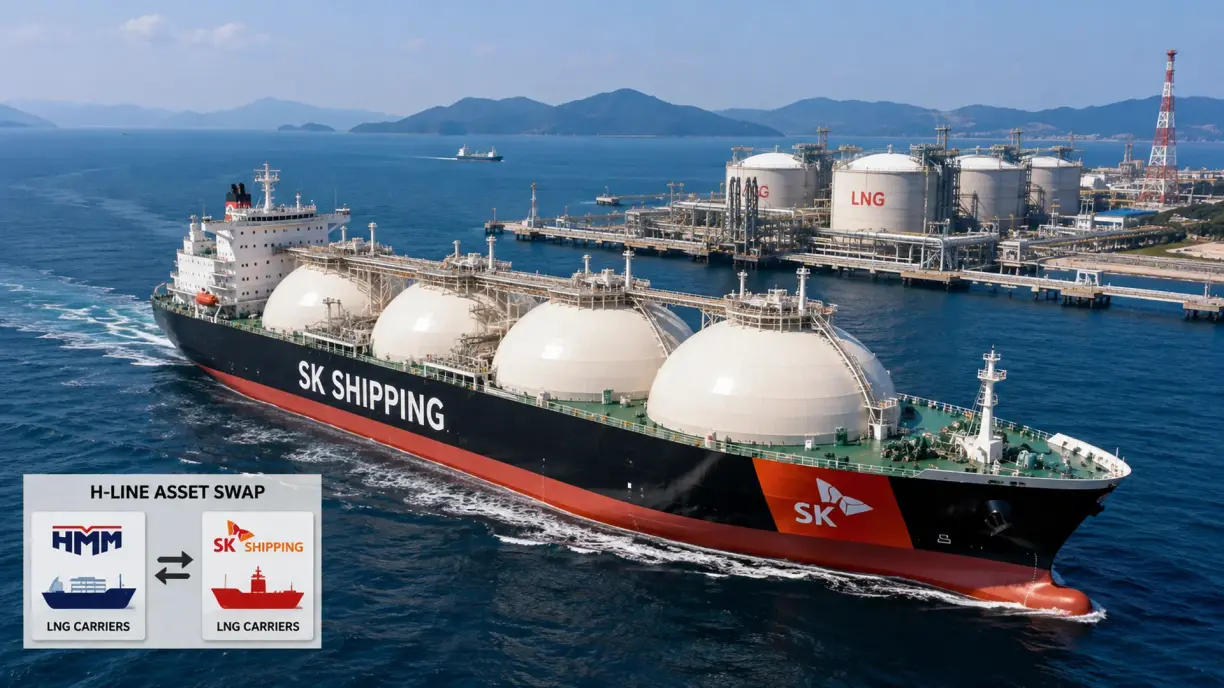 South Korea’s SK Shipping to become Asia’s largest LNG carrier operator in H-Line asset swap teaser image
