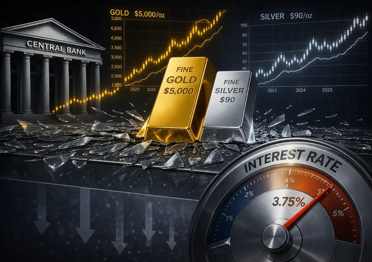 Rate cuts in H2 will drive gold to $5,000 and silver to $90 - Commerzbank teaser image