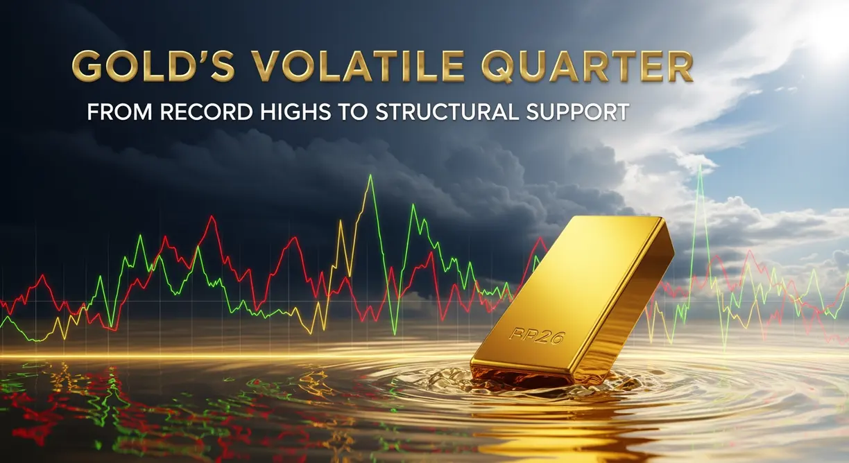 Gold's Volatile Quarter: From Record Highs to Structural Support teaser image