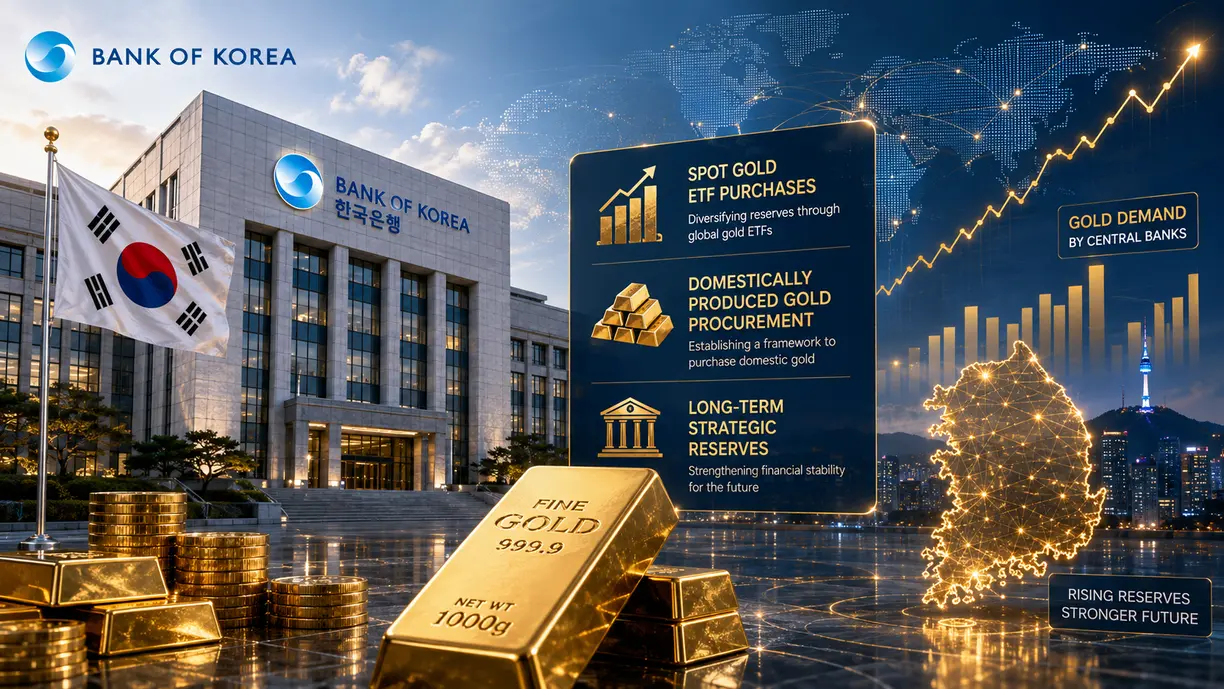 Bank of Korea starts long-term domestic gold buying program teaser image