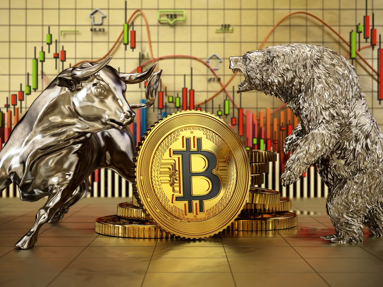 Bitcoin sets new ATH, then crashes 14.6%, while stocks dive on rate cut concerns teaser image