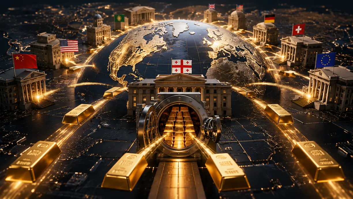 National Bank of Georgia buys $100 million in physical gold teaser image