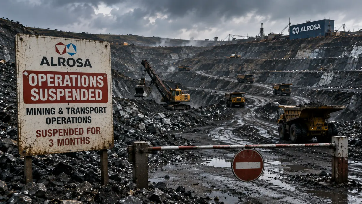Alrosa unit suspends mining, transport operations for 3 months teaser image