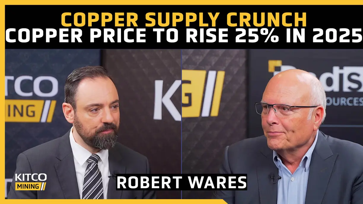 ‘I can easily see copper over $5’ in 2025, ‘The timing will be great, we'll hit the wave’ - Osisko Metals’ Robert Wares teaser image