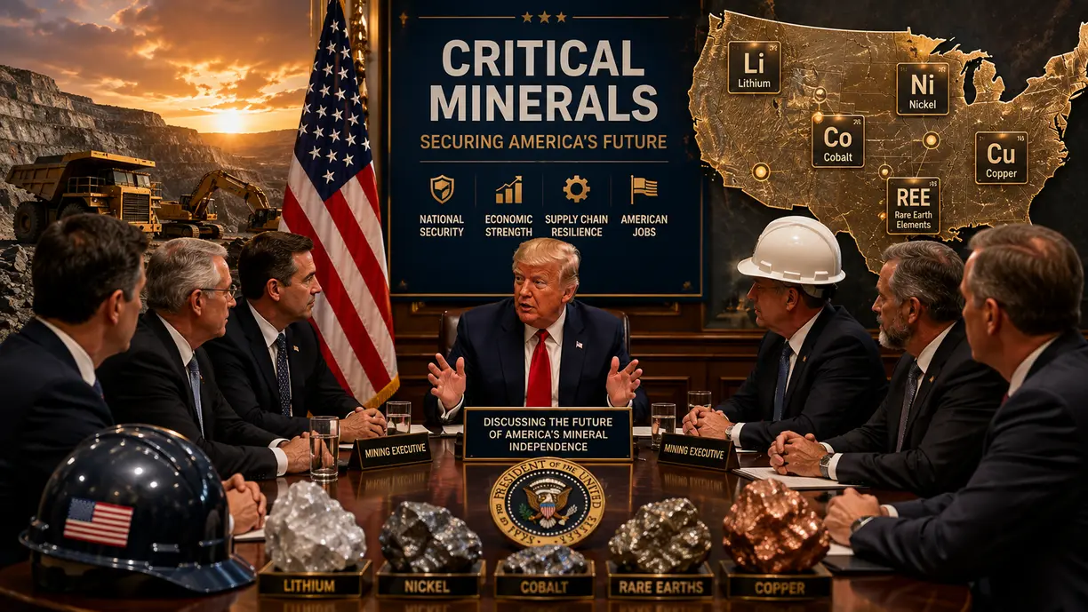 Trump expected to attend event with mining execs amid critical minerals push teaser image
