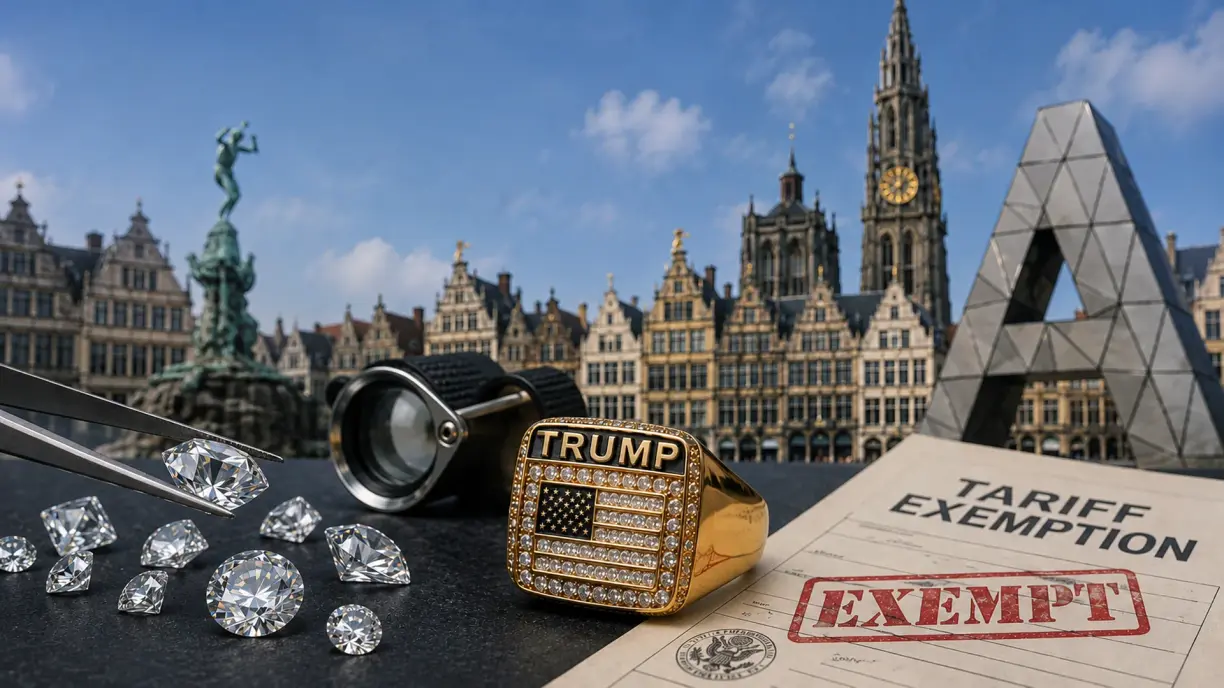 Antwerp diamond sector rejects link between Trump ring and tariff exemption teaser image