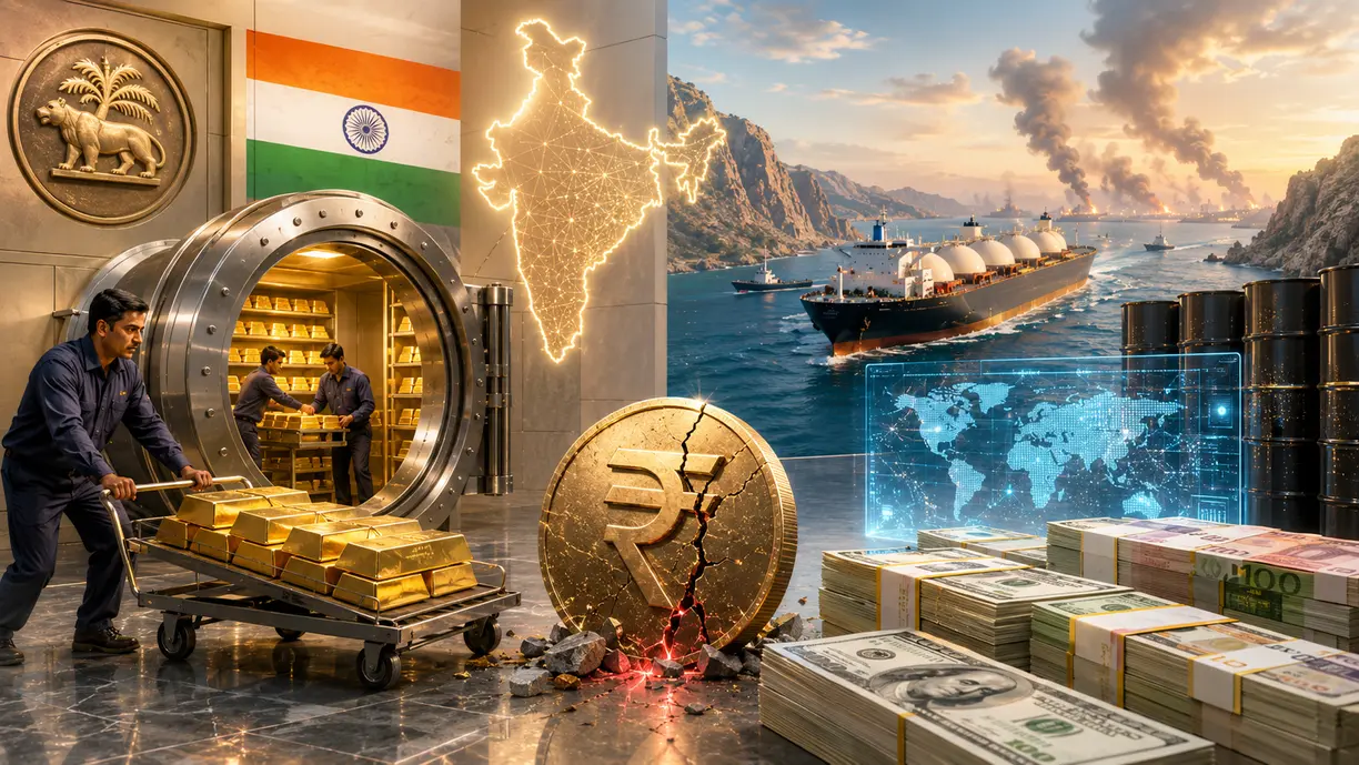 India’s central bank likely sold $12 billion gold reserve in just two weeks to support the rupee – BE report teaser image