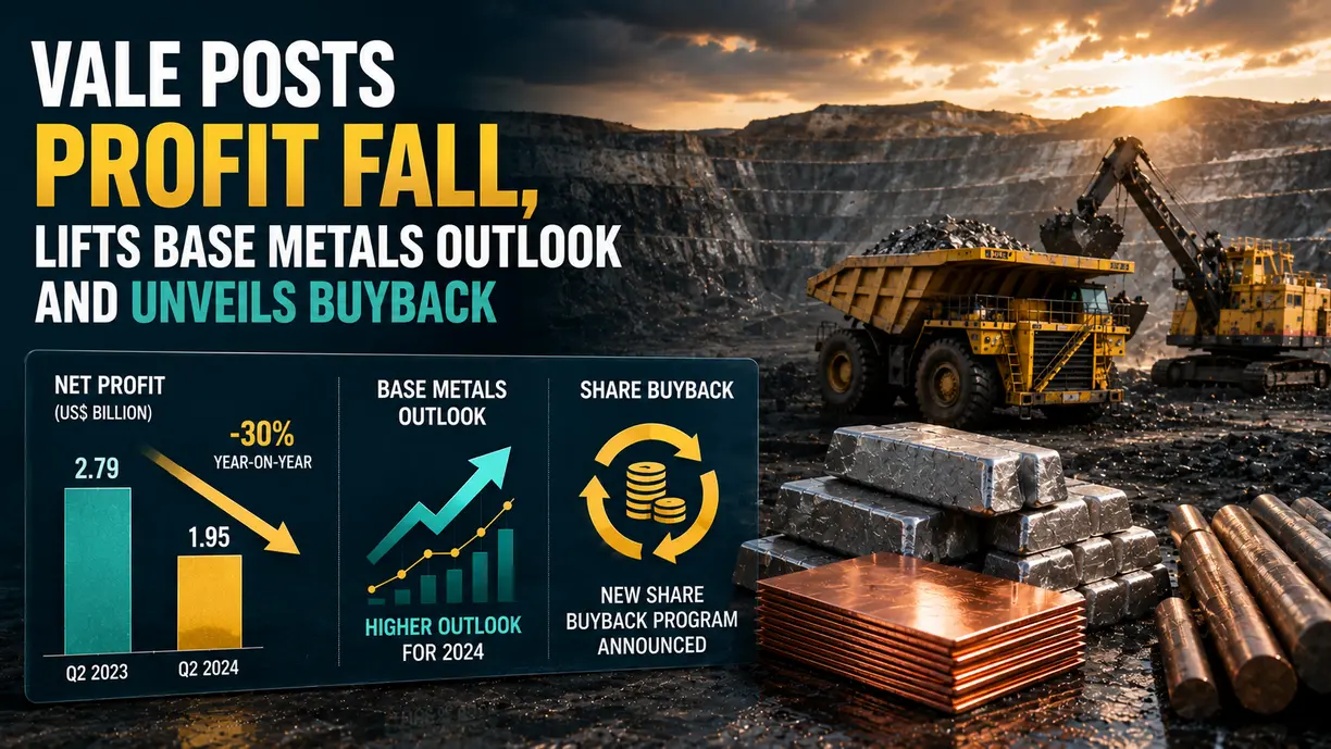 Vale posts profit fall, lifts base metals outlook and unveils buyback teaser image