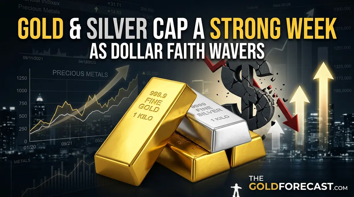 Gold and Silver Cap a Strong Week as Dollar Faith Wavers, Warsh Faces First Test at Jackson Hole teaser image