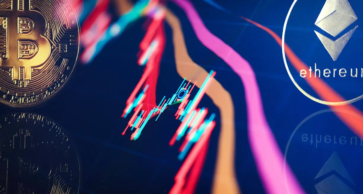 Bitcoin price falls below $44k as ETF hype starts to fade, Ether hits 20-month high teaser image