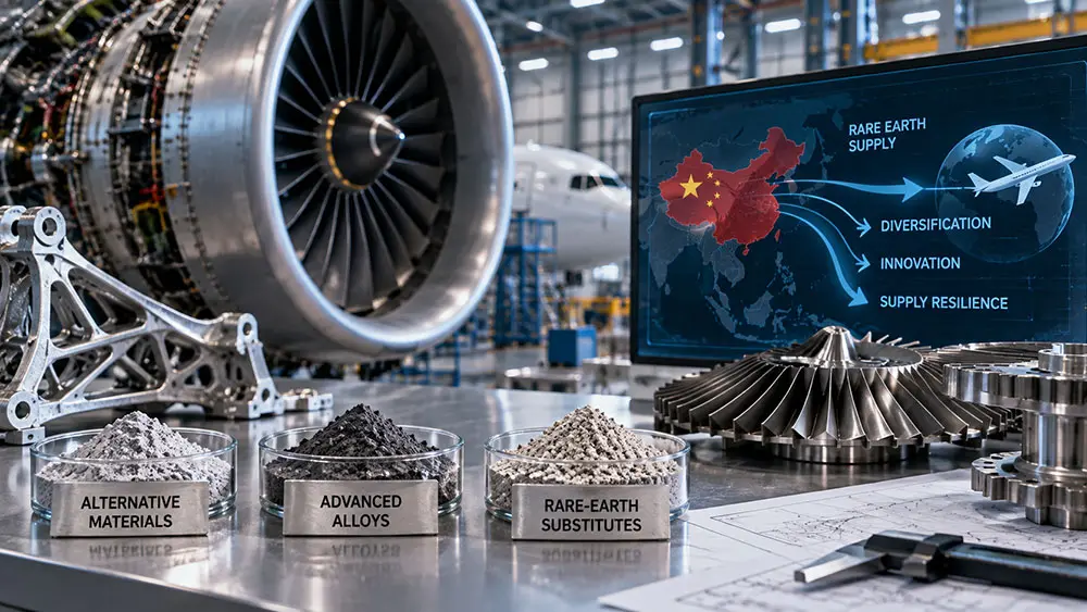 Aerospace suppliers test rare-earth alternatives to ease reliance on China teaser image