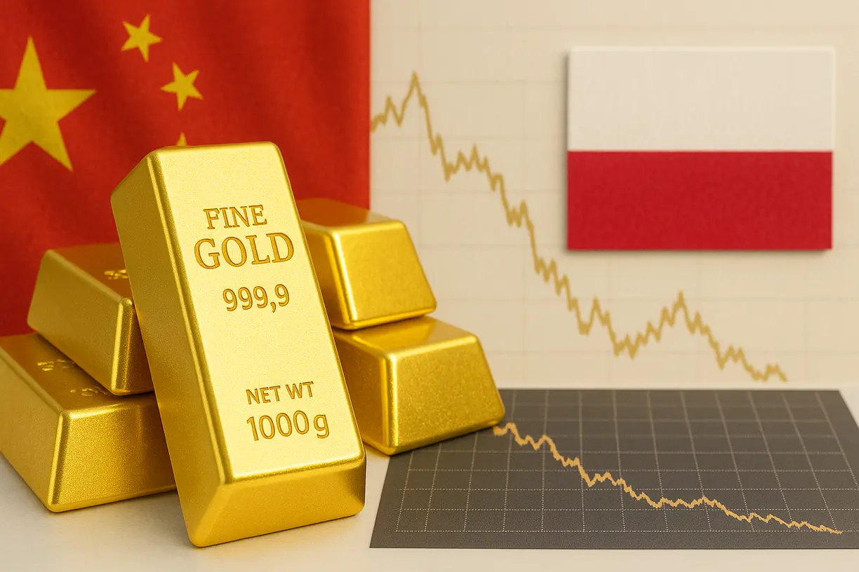 China’s central bank gold reserves hit a record high, but Poland remains the biggest buyer teaser image