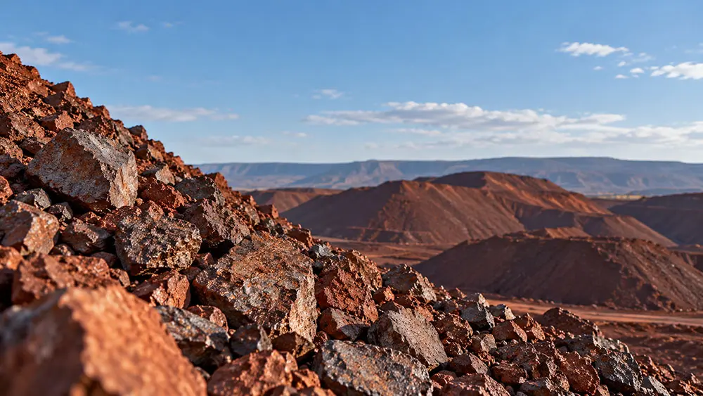 Iron ore price rebounds from two-year low on dip buying, improving steel margins teaser image