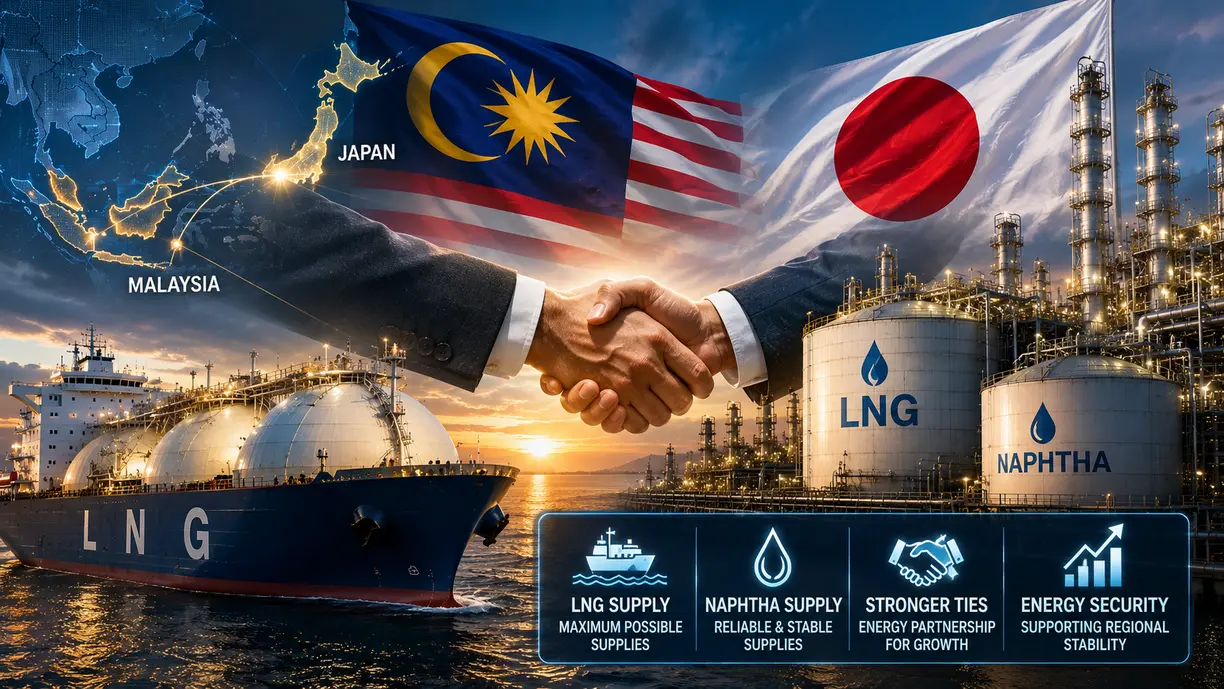 Malaysia to promise Japan maximum possible LNG and naphtha supplies, Nikkei reports teaser image