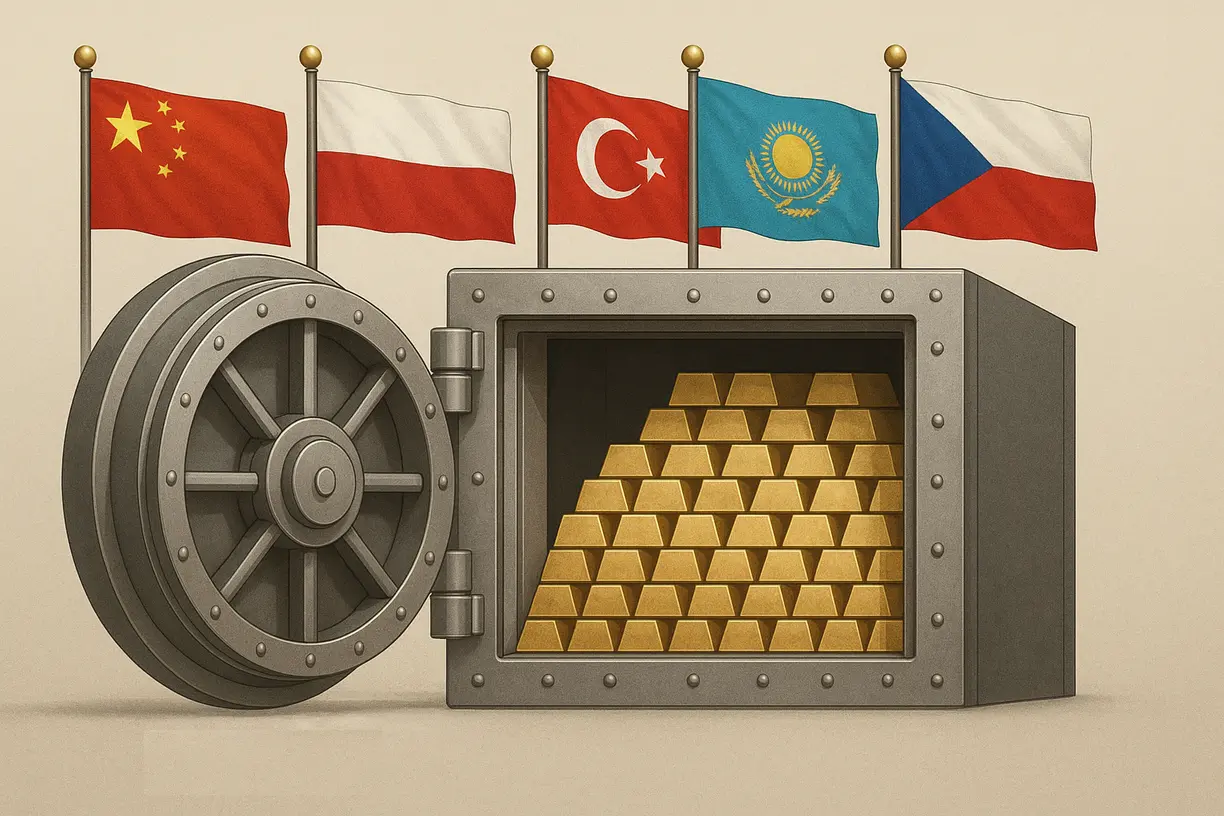 Central banks add only 10 tonnes of bullion to reserves in July as gold prices soar – World Gold Council teaser image
