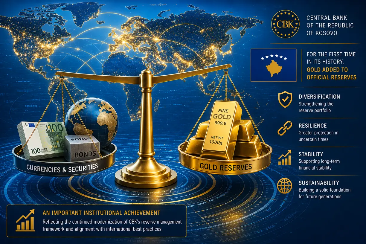 Kosovo’s central bank is buying gold for the first time in its history teaser image