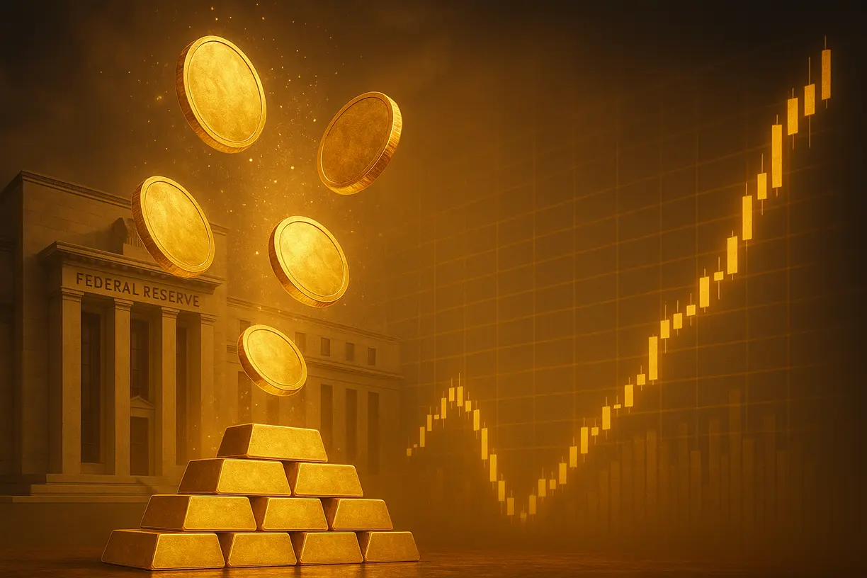 Gold price gains as Powell signals rate cuts, but inflation risk clouds outlook teaser image