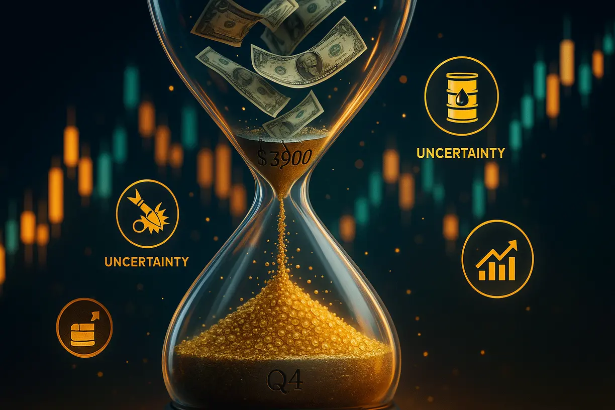 Gold prices didn’t break above $3,900, but there is still plenty of upside momentum teaser image
