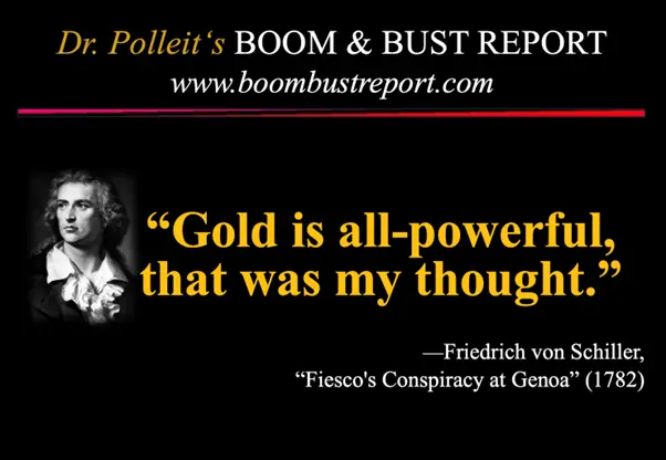 "Gold is all-powerful, that was my thought" - as Friedrich von Schiller wrote in his play “Fiesco's Conspiracy at Genoa” (1782) teaser image