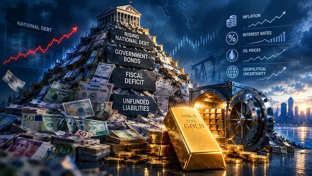 Gold looks cheap as debt, inflation and uncertainty threaten fiat currencies - Matthew Jones teaser image