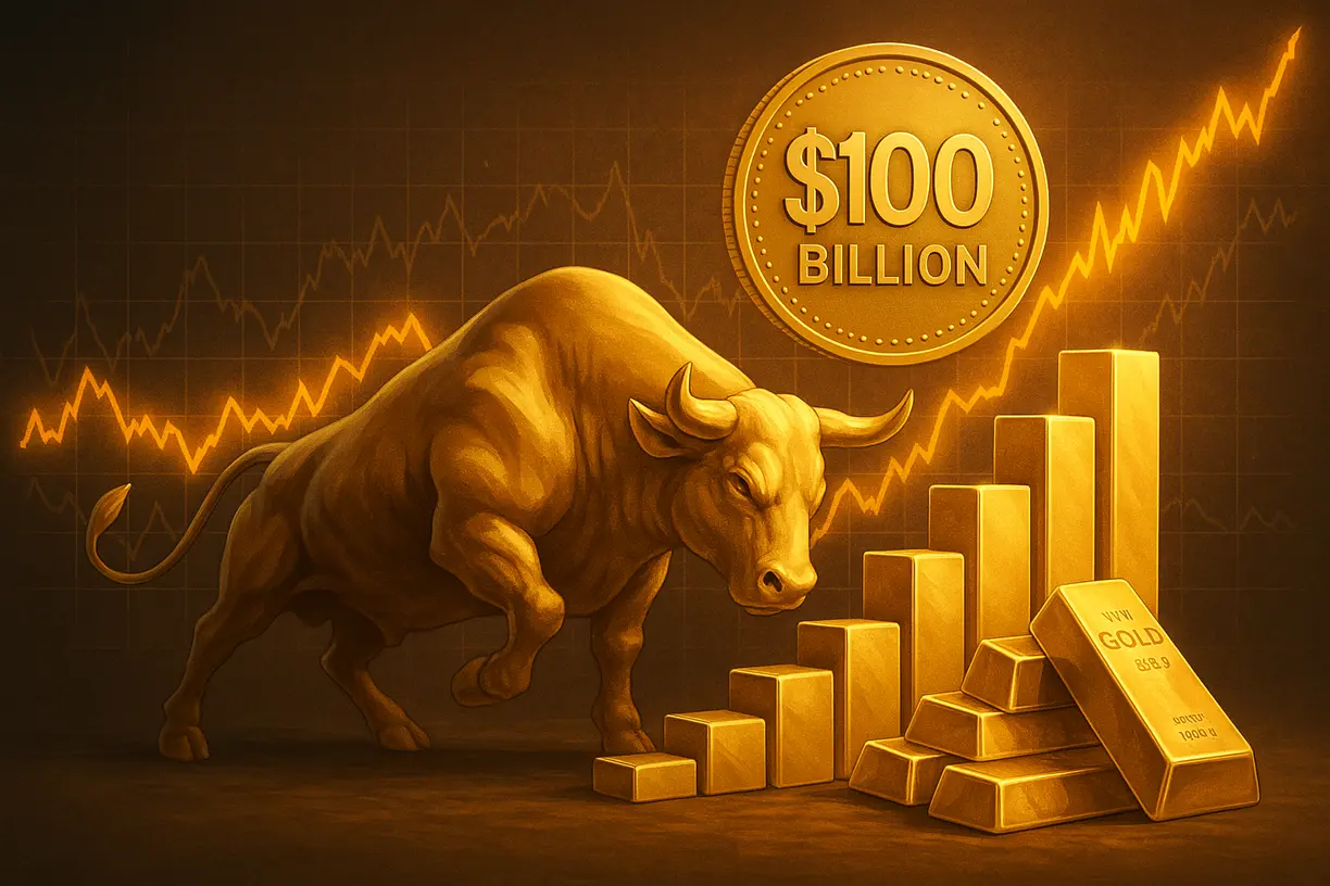 GLD hits $100 billion AUM milestone; gold prices still have legs to run - State Street Global Advisors’ George Milling-Stanley teaser image