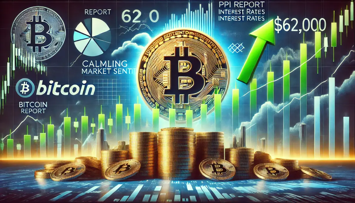 Bitcoin bulls rally above $62k as PPI report calms rate cut concerns teaser image