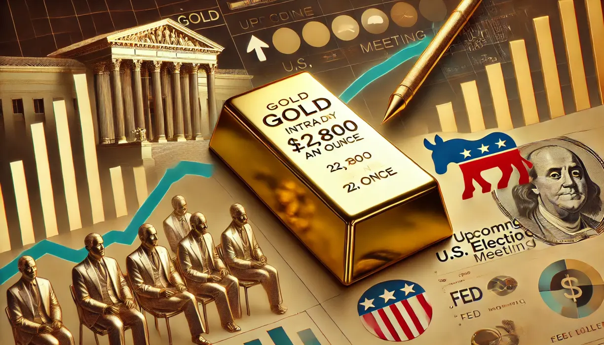 Gold's surge sees setback ahead of U.S. election and Fed meeting teaser image
