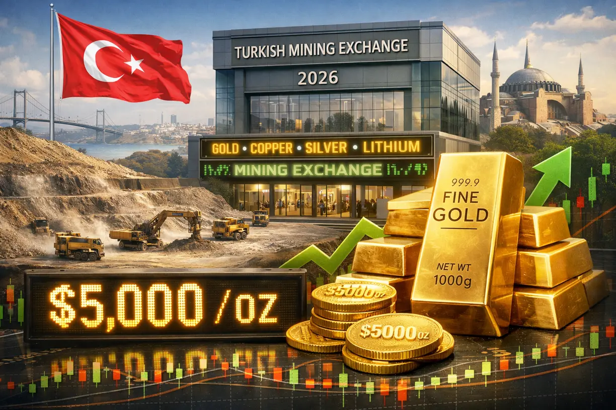 Türkiye to establish new mining exchange in 2026 to boost financing and price transparency as $5,000/oz gold becomes ‘new normal’ teaser image