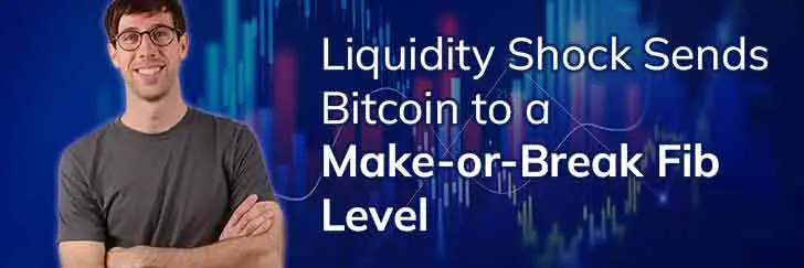 Liquidity shock sends bitcoin to a make-or-break fib level teaser image