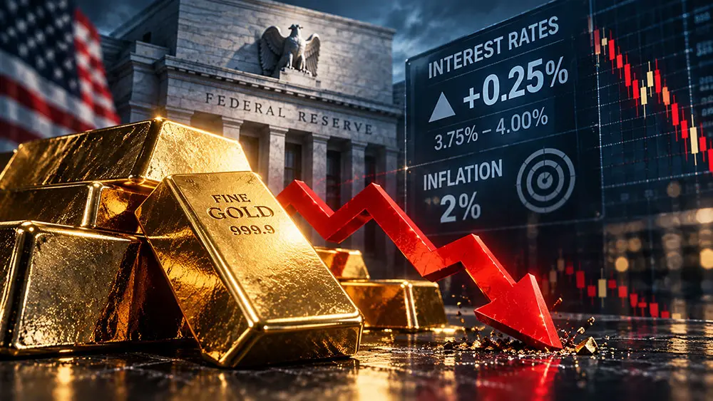 Gold price buckles under Warsh’s inflation fixation as Fed hikes rates teaser image