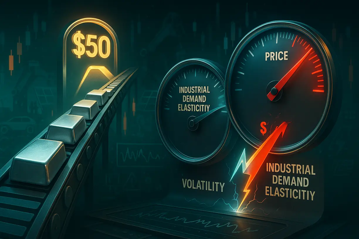 Metals Focus looks at industrial demand for silver as prices push closer to $50 an ounce teaser image