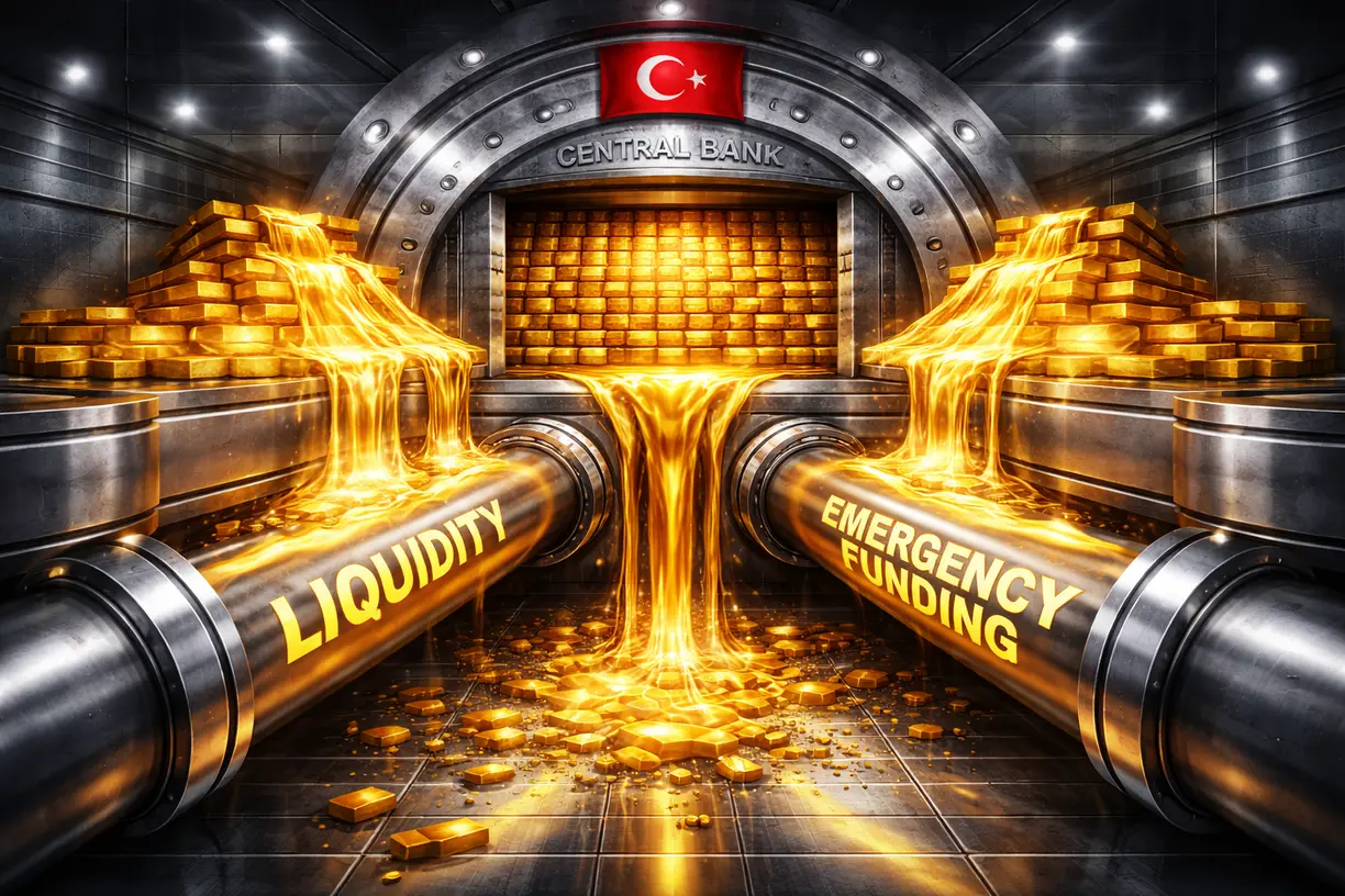 Turkey taps its gold reserves, sells 58.4 tonnes of gold in two weeks teaser image