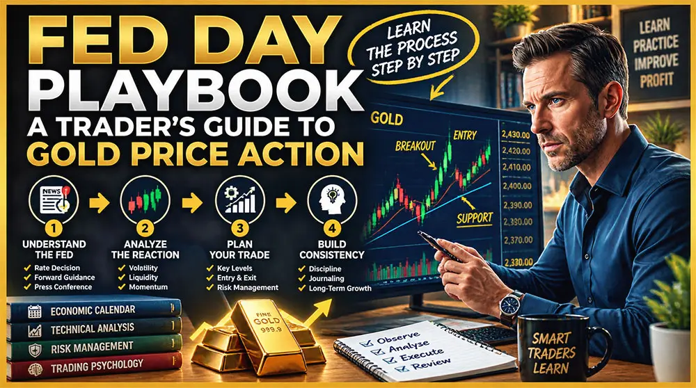 Fed day playbook: A trader's guide to gold price action teaser image
